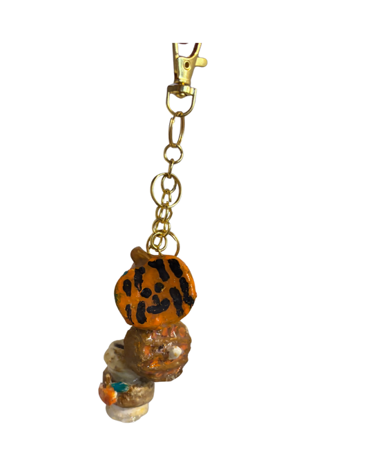 Pumpkin Spice & Everything Nice Keychain