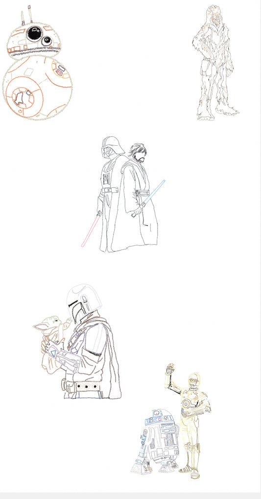 The Force Of The Galaxy Sticker Set